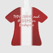 カナダオーナメントカスタムカナダお土産H オーナメント (裏面)