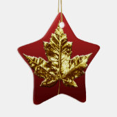 カナダオーナメント土産金ゴールドメダルカナダのギフト セラミックオーナメント (右)