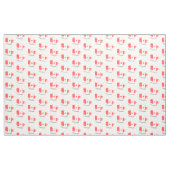 カナダカエデの赤い葉 ファブリック (ヤード)