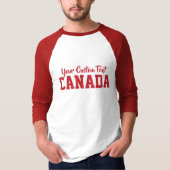 カナダカスタム文字シャツ&ジャケット Tシャツ (正面)