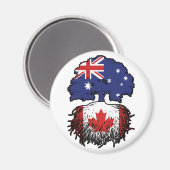 カナダカナダオーストラリアツリールーツ マグネット (正面/裏面)