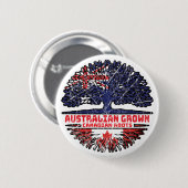 カナダカナダオーストラリアAustralian Tree Roots 缶バッジ (正面&裏面)