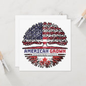 カナダカナダ米国アメリカ合衆国統一された州ツリー カード (正面/裏面インサイチュ)