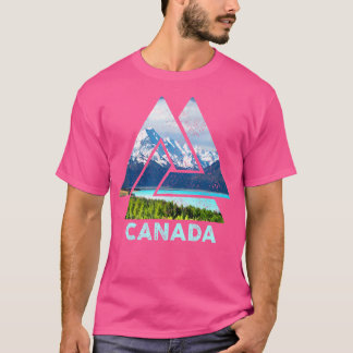 カナダカナダ自然ヴィンテージ屋外ハイキングキャンプ Tシャツ