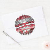 カナダカナディッシュオステリーヒッシュオステリーイクバウム ラウンドシール (封筒)