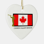 カナダカルガリーの代表団LDS CTR セラミックオーナメント (右)