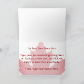 カナダカードカナダ国旗のグリーティングカードカスタム カード (内部)