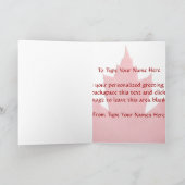 カナダカードカナダ国旗のグリーティングカードカスタム カード (内部)