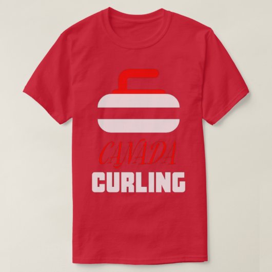 カナダカーリング19 Tシャツ (デザイン正面)