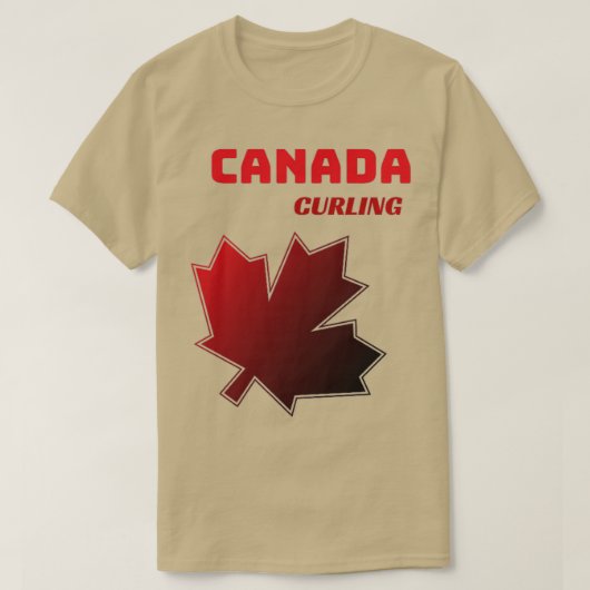 カナダカーリング24 Tシャツ (デザイン正面)