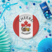 カナダカ素晴らしンダビール ペーパープレート (パーティー)