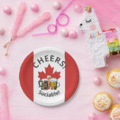 カナダカ素晴らしンダビール ペーパープレート (パーティー)