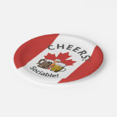 カナダカ素晴らしンダビール ペーパープレート (アングル)