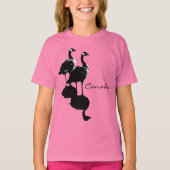 カナダガチョウお土産キッズTシャツ&ギフト Tシャツ (正面)