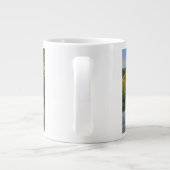 カナダガチョウが池に着陸 ジャンボコーヒーマグカップ (裏面)