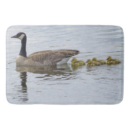 カナダガチョウとゴスリング バスマット