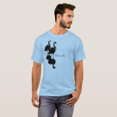 カナダガチョウのお土産Tシャツ&ガチョウの贈り物 Tシャツ (正面フル)