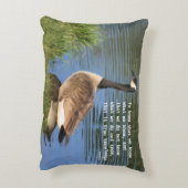 カナダガチョウ孔子ナレッジ引用文 アクセントクッション (裏面(縦))