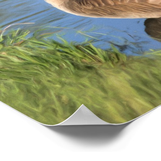 カナダガチョウ孔子ナレッジ引用文 ポスター (角)