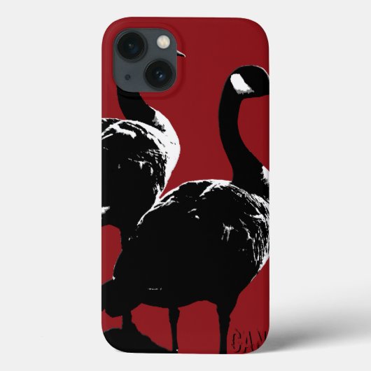 カナダガチョウiPadケースCanadaお土産iPadケース Case-Mate iPhoneケース (裏面)