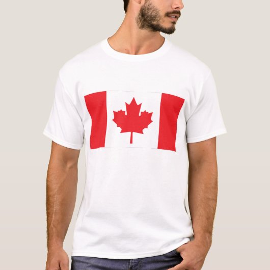 カナダキッズシャツ国旗 Tシャツ (正面)