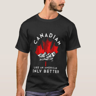 カナダギフトおもしろいアイディアアメリカカナダ Tシャツ