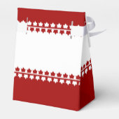 カナダギフトボックスパーソナライズされたカナダ抱き枕 フェイバーボックス (裏面サイド)