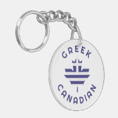 カナダギリシャのルーツ キーホルダー (正面左)