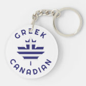 カナダギリシャのルーツ キーホルダー (裏面)