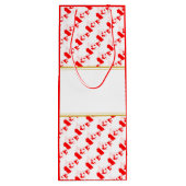 カナダクリスチャンカスタムウェディングパーティー ワインギフトバッグ (裏面)