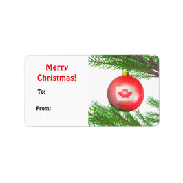 カナダクリスマスツリー装飾ギフトラベル ラベル