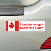 カナダクーガー バンパーステッカー (車上)
