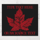 カナダクールビールラベルカスタムカナダボトルラベル ビールラベル (シングルラベル)