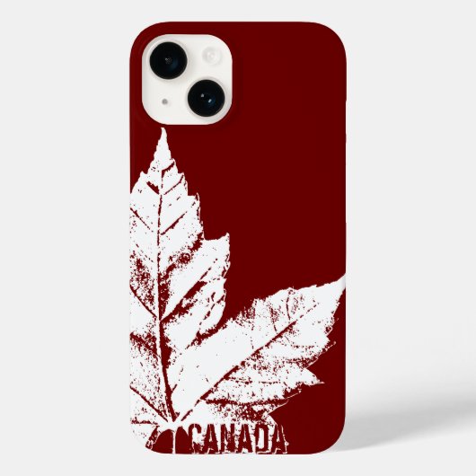 カナダクールiPhone 6ケースCanada Maple Leaf Gift Case-Mate iPhoneケース (裏面)