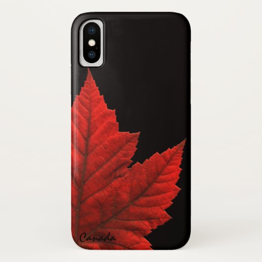 カナダクールiPhone XケースCanadaメープルリーフギフト Case-Mate iPhoneケース (裏面)
