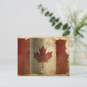 カナダグランジ国旗 ポストカード (スタンド正面)