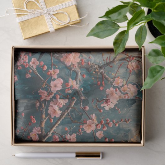 カナダグースさくらんぼ絵画の切り離し 薄葉紙 (ギフト)