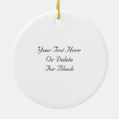 カナダグースアイリスアニマルオーナメント セラミックオーナメント (裏面)