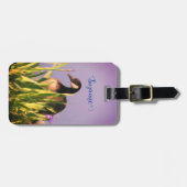 カナダグースアイリス絵画ズ自然パーソナライズされた ラゲッジタグ (正面横)