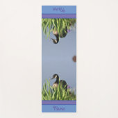 カナダグースアイリス自然アーパーソナライズされたト ヨガマット (正面)