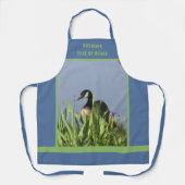 カナダグースアニマルアートパーソナライズされた エプロン (正面)