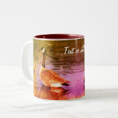 カナダグースアパーソナライズされたート ツートーンマグカップ (正面左)