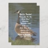 カナダグースアート自然パーティー 招待状 (正面/裏面)