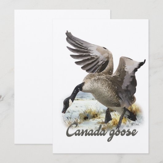 カナダグースアート 招待状 (正面/裏面)