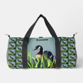 カナダグースイ絵画リスパーソナライズされたズ ダッフルバッグ (正面)