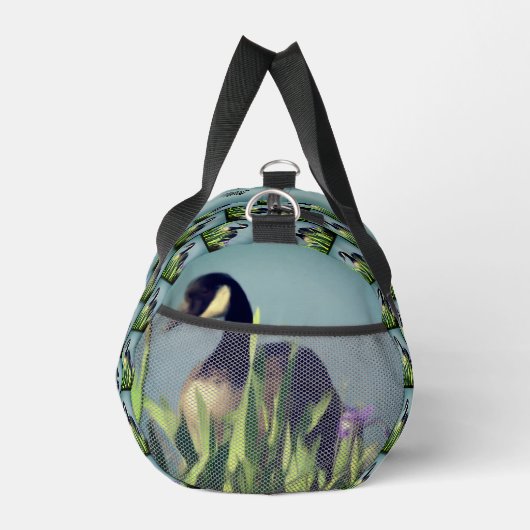 カナダグースイ絵画リスパーソナライズされたズ ダッフルバッグ (右)