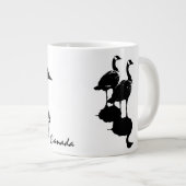 カナダグースカップ/マグパーソナライズされたカナダビッグカップ ジャンボコーヒーマグカップ (正面右)