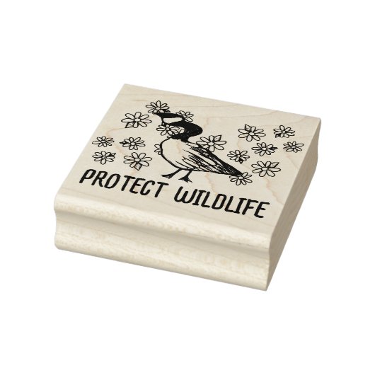 カナダグースカナダゲーゼ自然愛好家 ラバースタンプ (スタンプ)