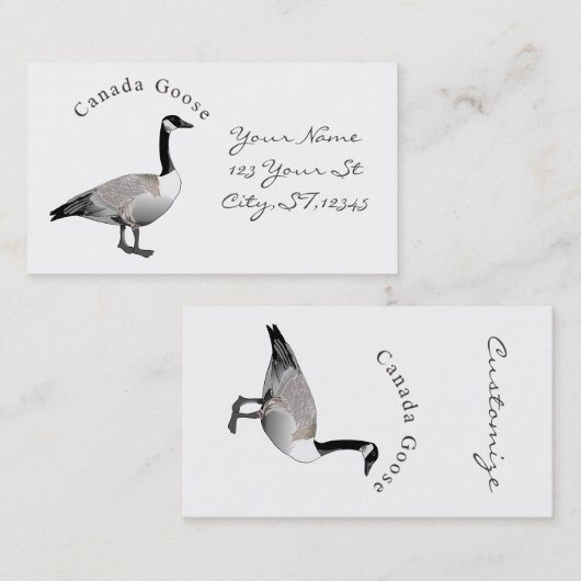 カナダグースガンダーサンダーコーブ 名刺 (正面/裏面)