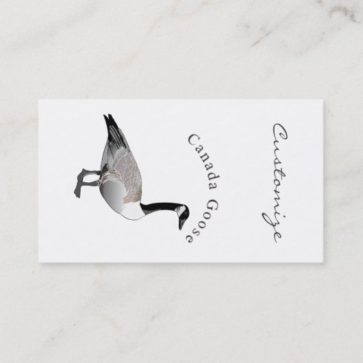 カナダグースガンダーサンダーコーブ 名刺 (裏面)
